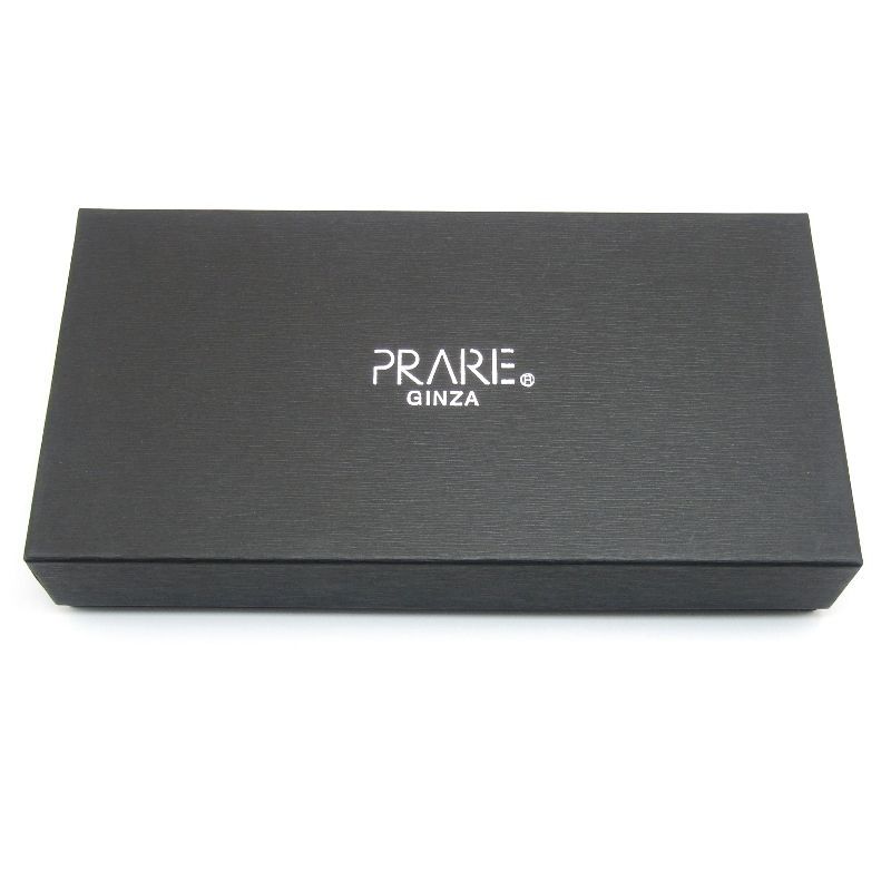未使用 PRARE GINZA プレリーギンザ ラウンドファスナー 長財布