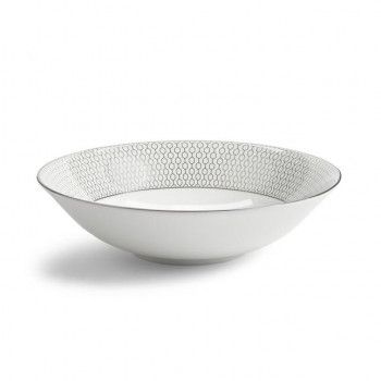 (B) Wedgwood ウェッジウッド ジオ プラチナ ボウル 20cm 1063176