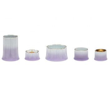ANGERS(アンジェ) 5点セット 有田焼 さくら/パープル 32Q8007500072