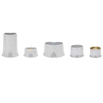 ANGERS(アンジェ) 5点セット 有田焼 ハート/アーバンホワイト 32Q9008g00072 12,760円