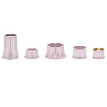 ANGERS(アンジェ) 5点セット 有田焼 四葉のクローバー/パウダーピンク 32S1004l00072 13,306円