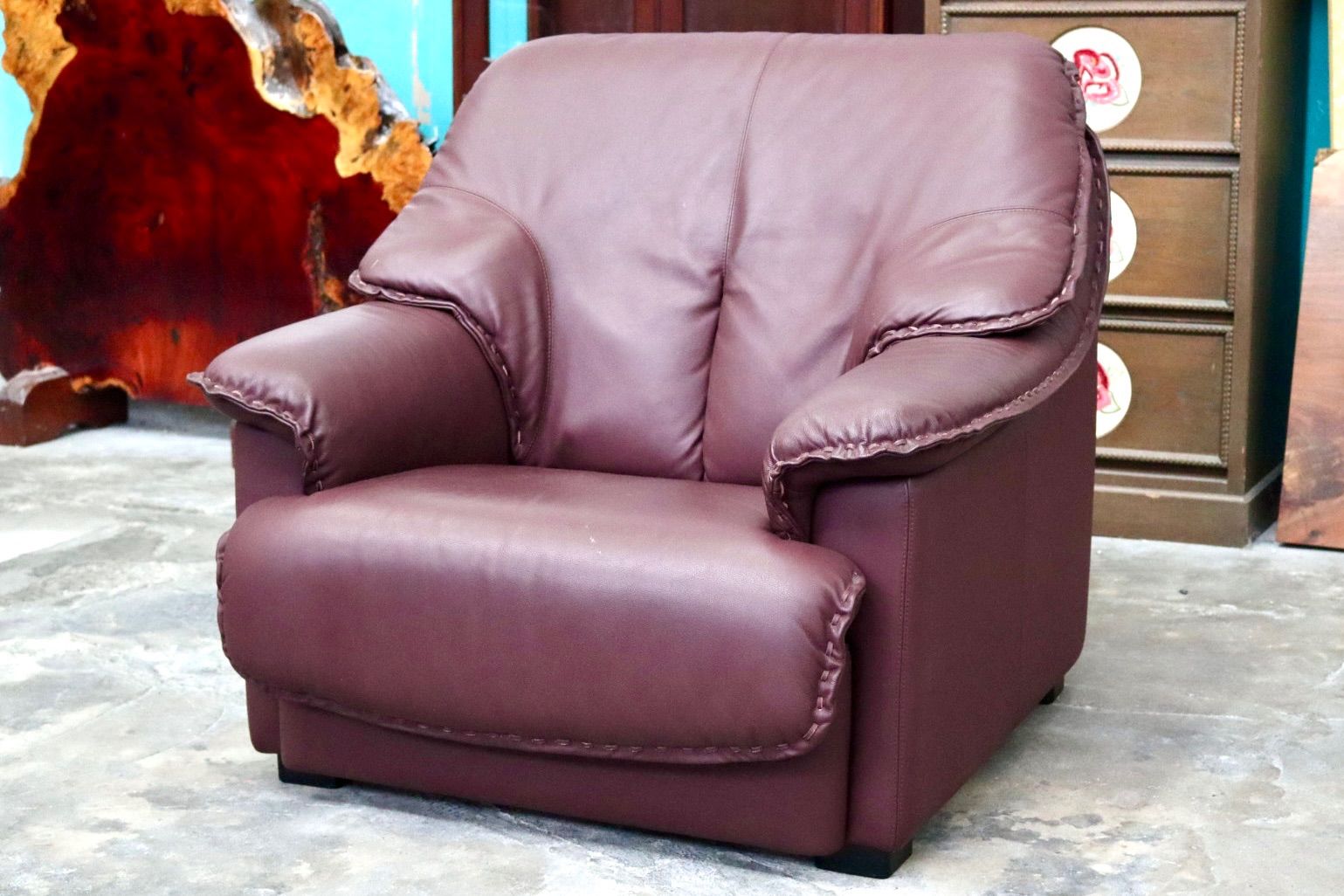 GMJS146B○冨士ファニチア / FUJI FURNITURE 1人掛けソファ シングルソファ 椅子 国産家具 ヴィンテージ