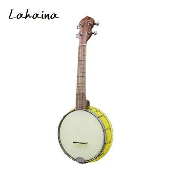 Lahaina(ラハイナ) クリスタルバンジョーウクレレ イエロー LBU-200YW