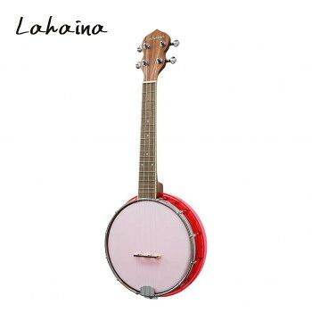 Lahaina(ラハイナ) クリスタルバンジョーウクレレ レッド LBU-200RD