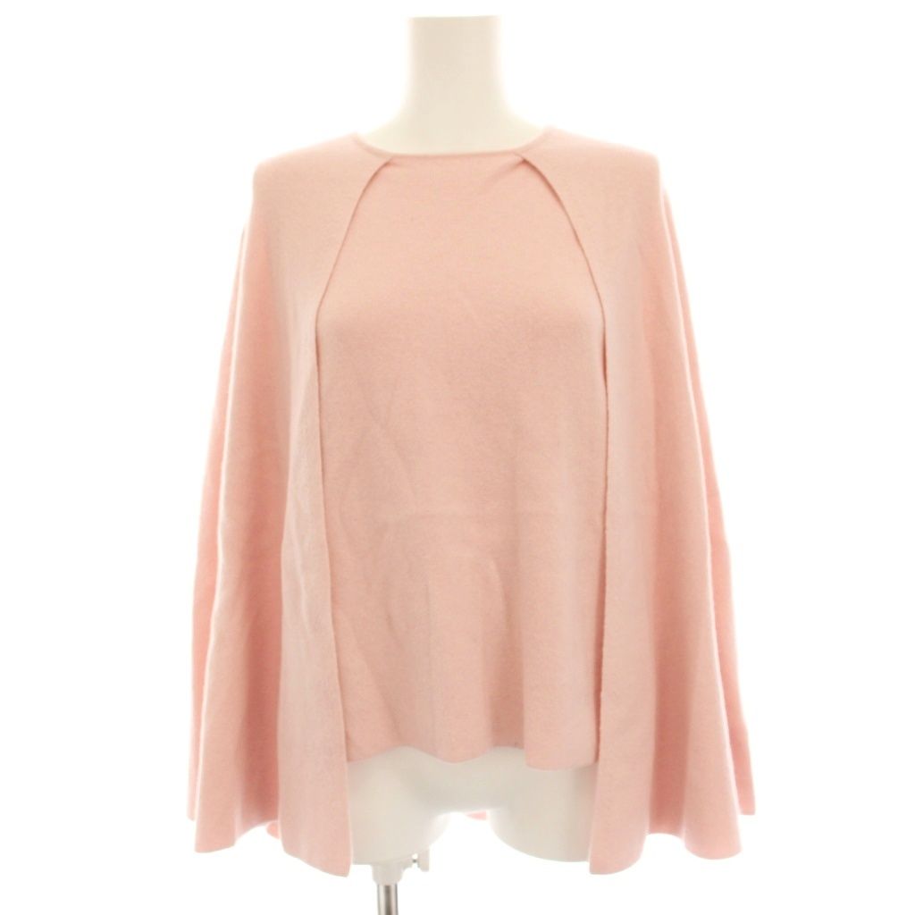 マイラン MYLAN Wool Cashmere Cape Knit ニット セーター ケープ風 ウール カシミヤ混 F ピンク MY25AW-KR016 /HN35