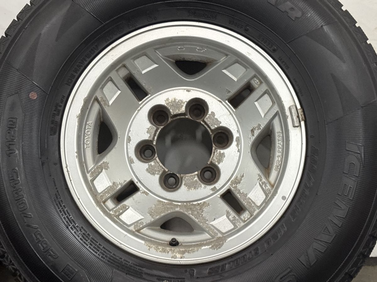 バリ溝】トヨタ 78 プラド 純正 15in 7JJ -20 PCD139.7 グッドイヤー 
