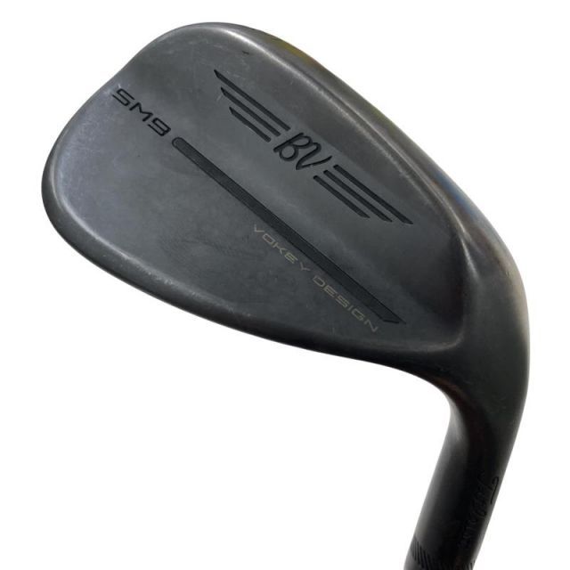 【中古】 タイトリスト VOKEY SPIN MILLED SM9 ジェットブラック 56°/14°F ウェッジ WG 純正特注シャフト (フレックスX) メンズ 男性用 右利き 右用 Cランク ゴルフクラブ