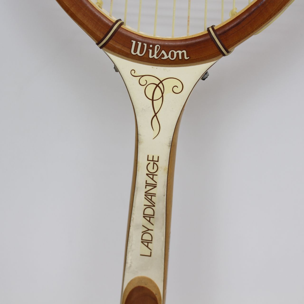 793)WILSON LADY ADVANTAGE 木製テニスラケット ソニー レトロ - メルカリ
