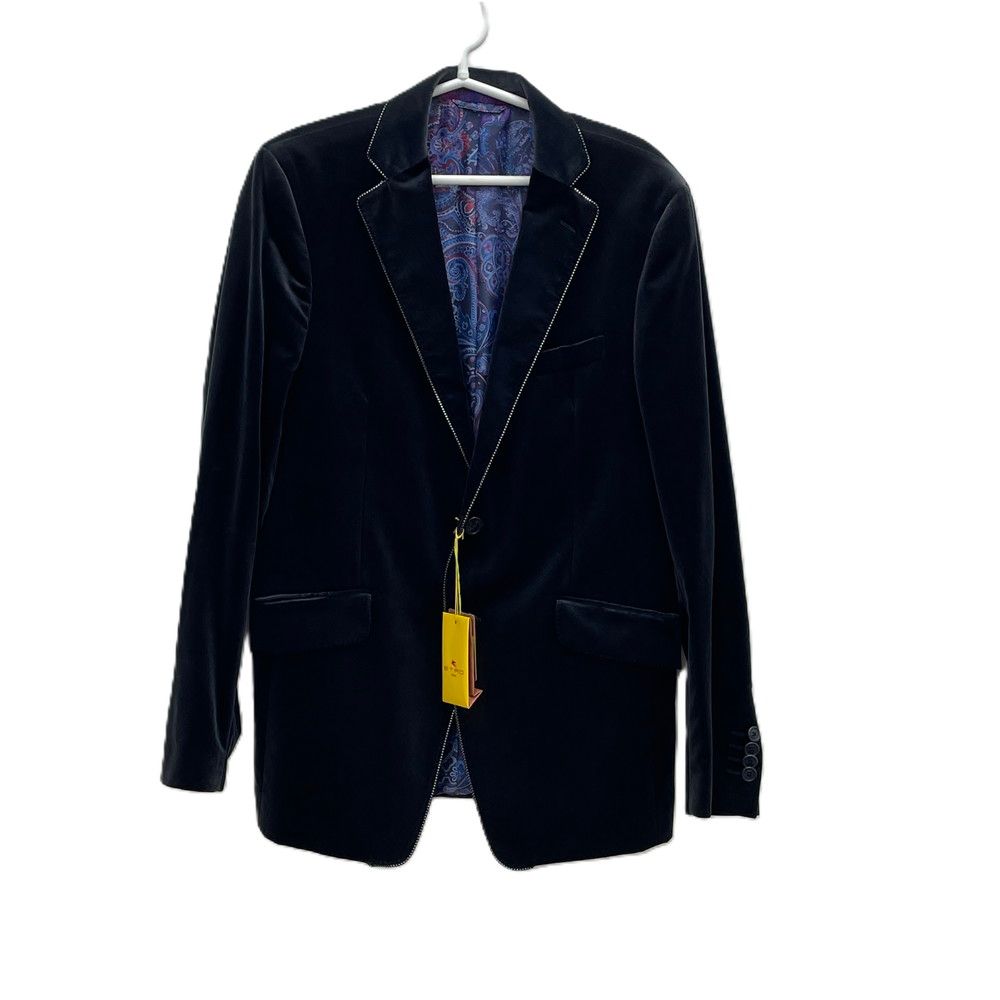 レディース 【極美品】 ETRO ベロア テーラードジャケット 紫
