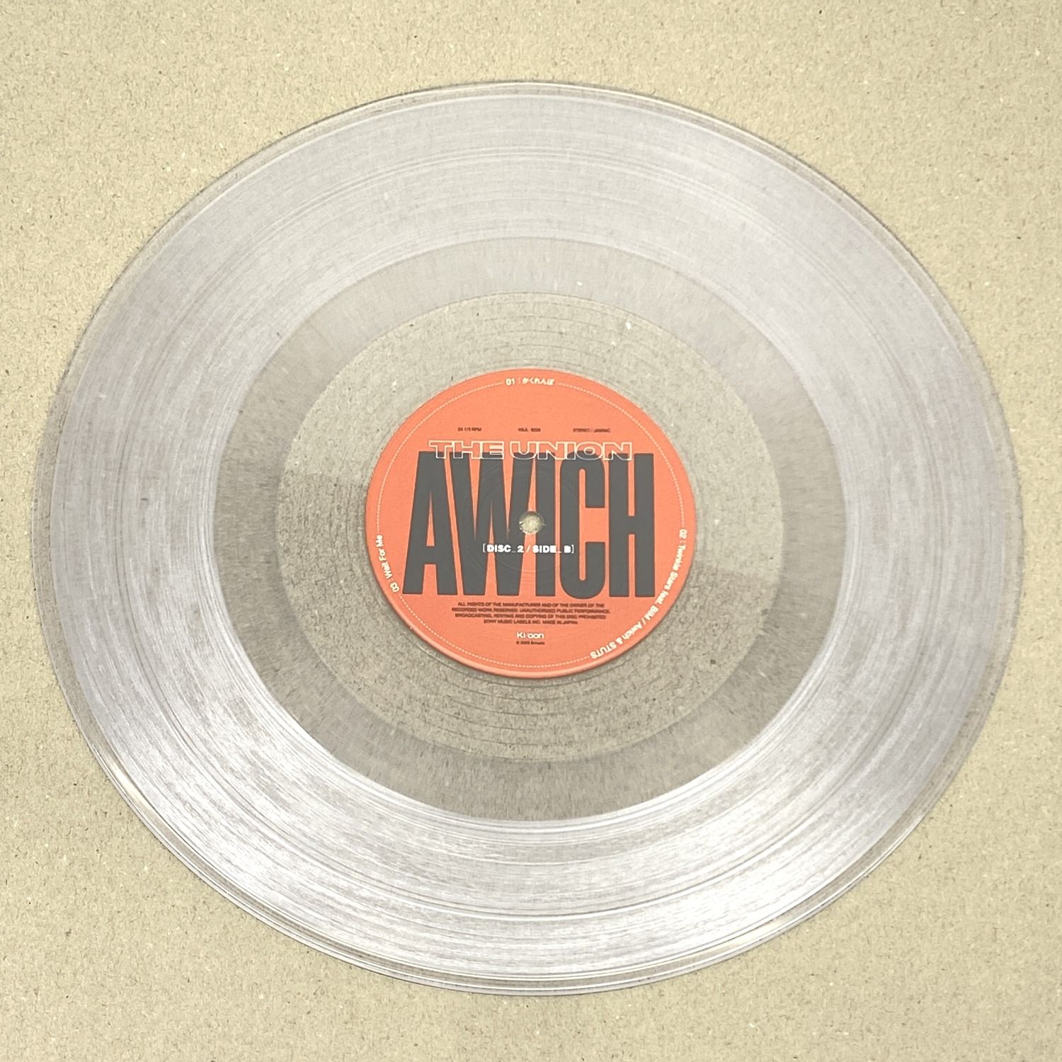 ☆加古川物流】中古 ジャンク Awich エーウィッチ THE UNION LP