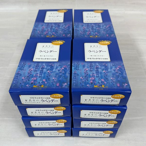 220g×16個セット　1個あたり600円　Nippon Kodo/日本香堂　お線香　「かたりべ ラベンダー 大型バラ詰」　送料無料！