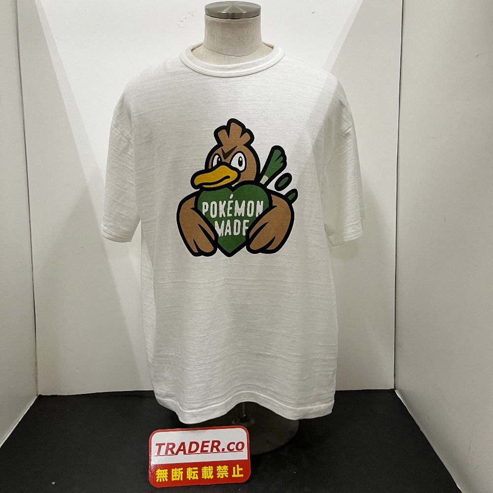 06w12775 Human Made × Pokemon Made Graphic Tシャツ ホワイト 3XL メンズ 半袖Ｔシャツ 【中古品】