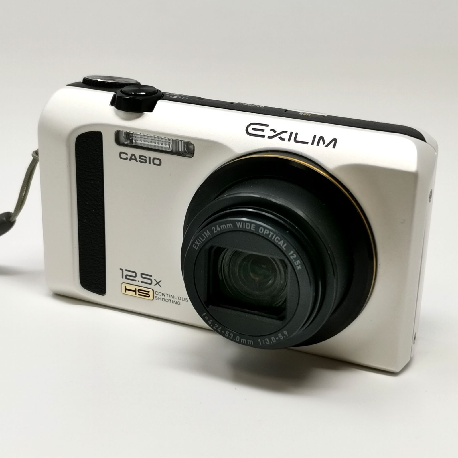 CASIO EXILIM EX-ZR100 ホワイト コンデジ カメラ 動作確認済み SD