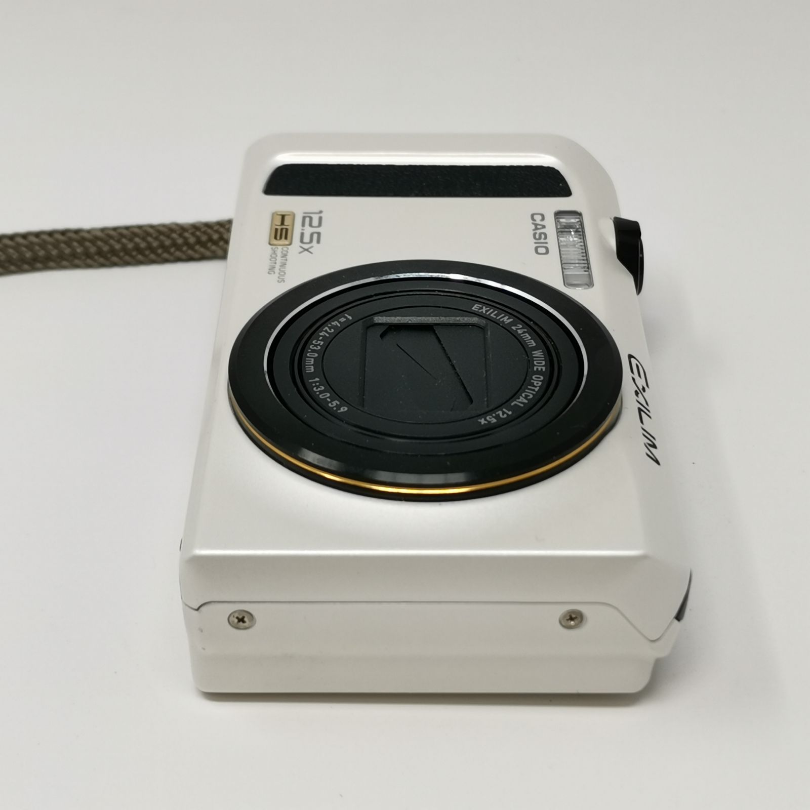 CASIO EXILIM EX-ZR100 ホワイト コンデジ カメラ 動作確認済み SD