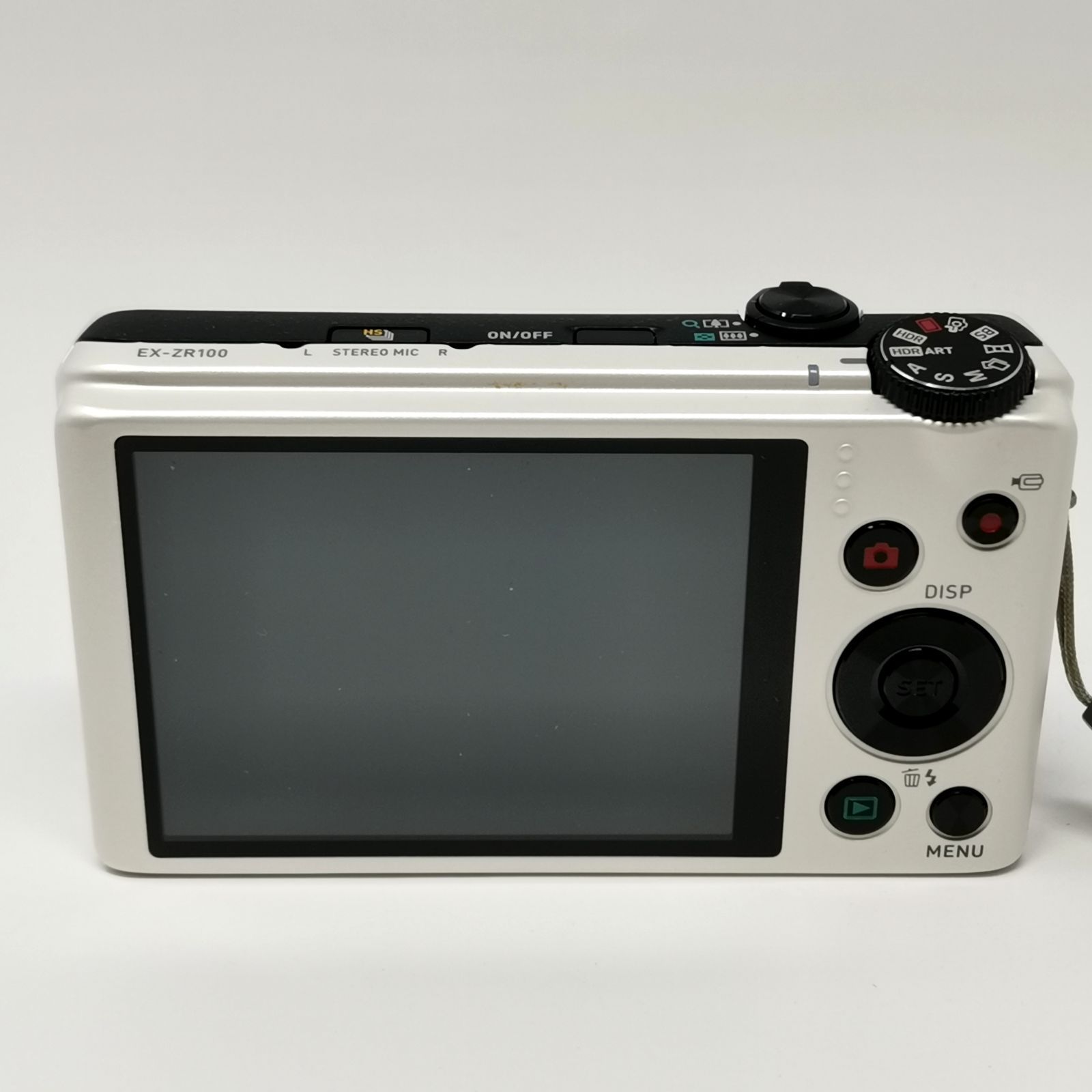 CASIO EXILIM EX-ZR100 ホワイト コンデジ カメラ 動作確認済み SD