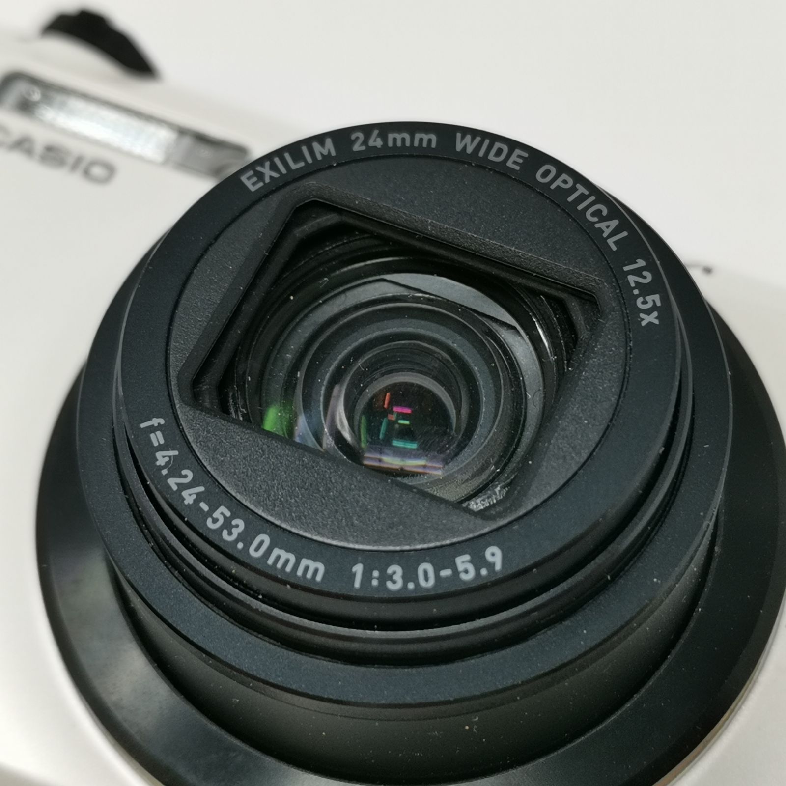 CASIO EXILIM EX-ZR100 ホワイト コンデジ カメラ 動作確認済み SD