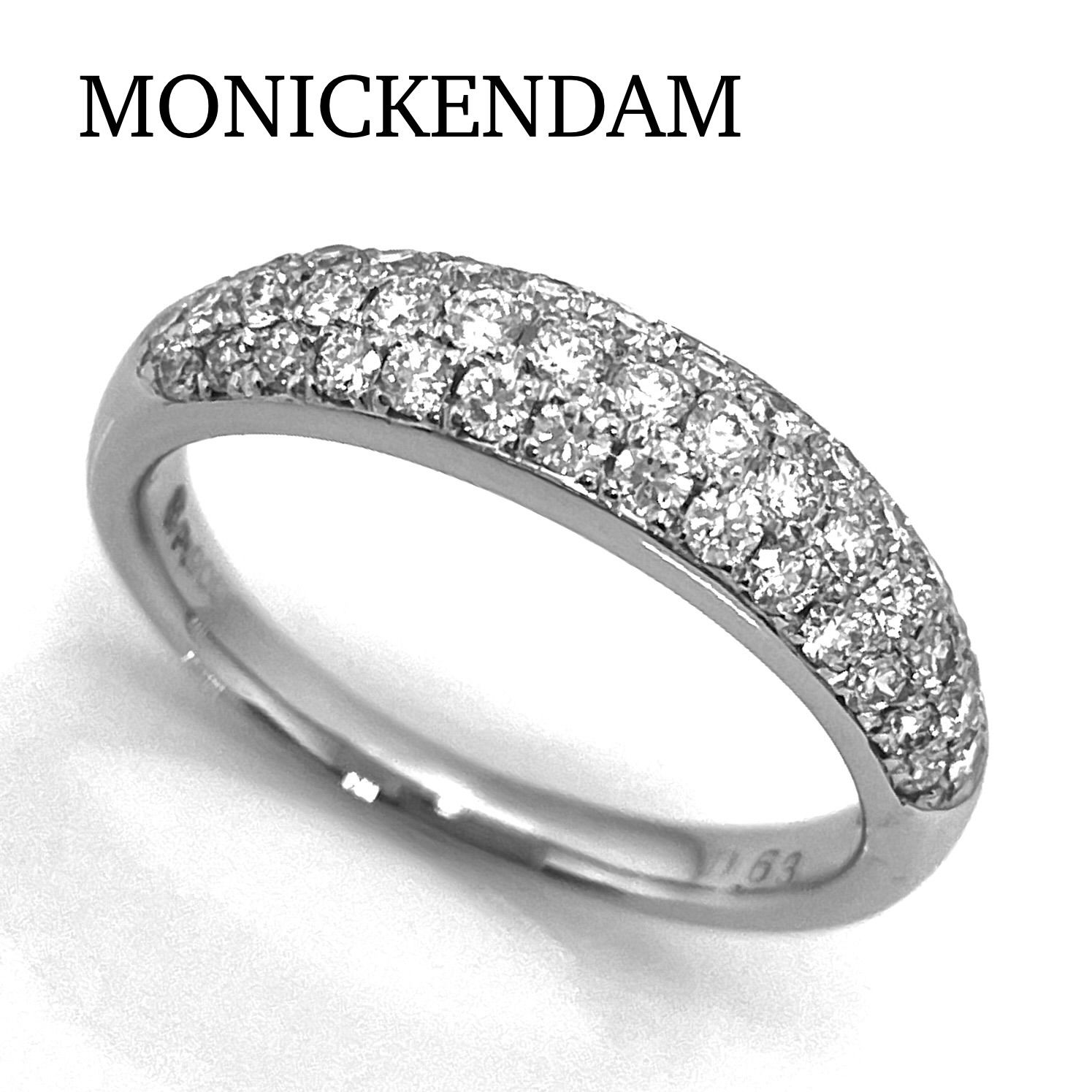 MONNICKENDAM / モニッケンダム パヴェ ダイヤリング Pt900 0.63ct 14 MONNICKENDAM / モニッケンダム パヴェ ダイヤリング Pt900 0.63ct 14
