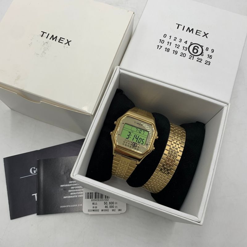 中古品】 TIMEX タイメックス × MM6 Maison Margiela エムエム6 メゾン