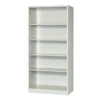A4対応書庫/D:515タイプ オープン書庫 H1860 棚板4枚付 ニューグレー COM-FO52-G19 35,313円