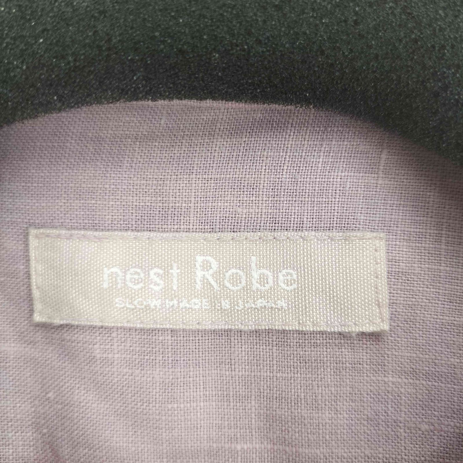 ネストローブ nest Robe リネン天然染めチュニックブラウス レディース