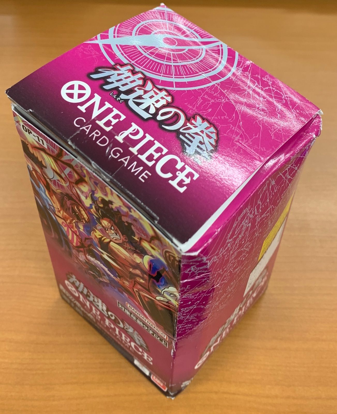 テープカット 外箱潰れあり 神速の拳 BOX ボックス 24パック ONEPIECE