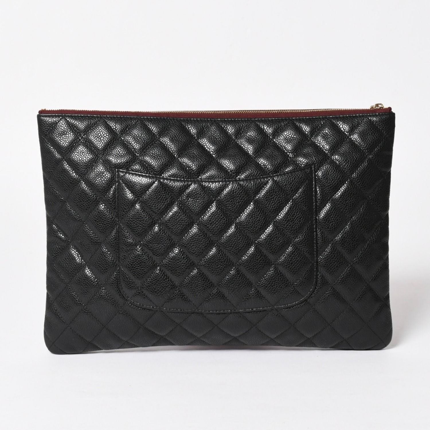極美品 CHANEL シャネル Classic Large Pouch クラシック ラージ
