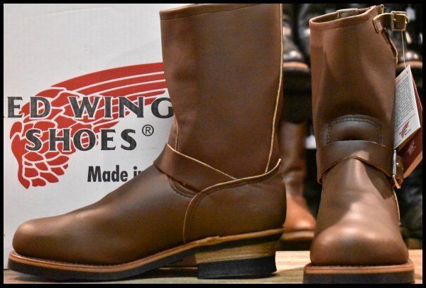 【9D 箱付 DEAD 2NDモデル PT99刺繍】レッドウィング 8272 エンジニア 茶 ベルバリタン ブラウン スチールトゥ ブーツ redwing HOPESMORE【GP804】