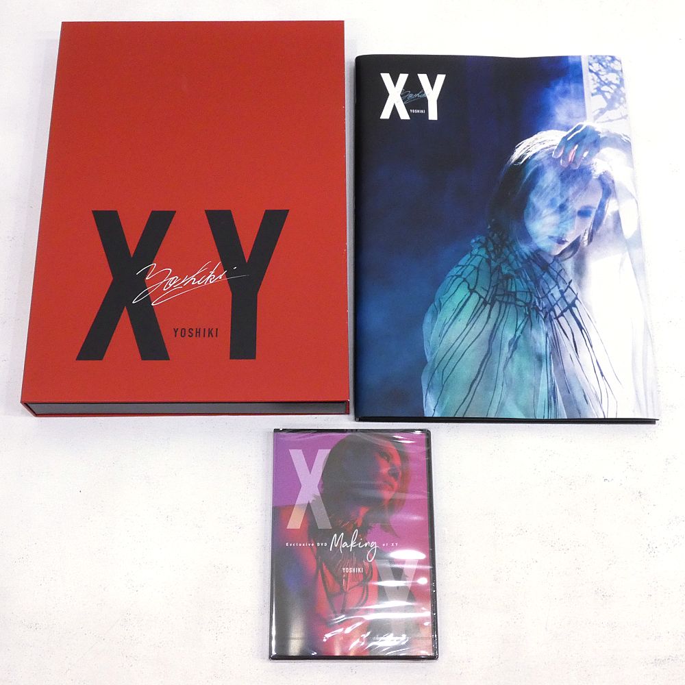 小牧店】YOSHIKI 「XY」 プレミアム写真集 メイキングDVD付 X JAPAN