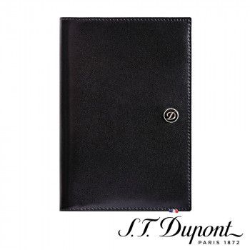 S.T. Dupont エス・テー・デュポン ラインD パスポートカバー ブラック 180012