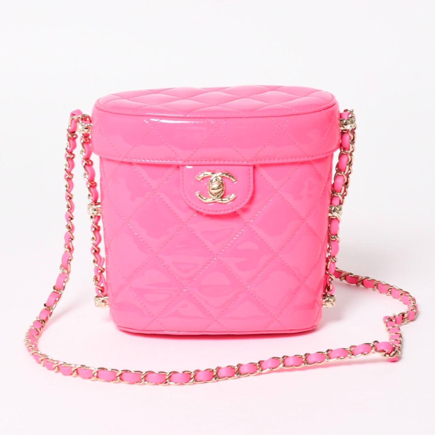 CHANEL バニティ　ショルダーバッグ　ランダムシリアル 極美品 CHANEL シャネル バニティ チェーンショルダーバッグ ランダム