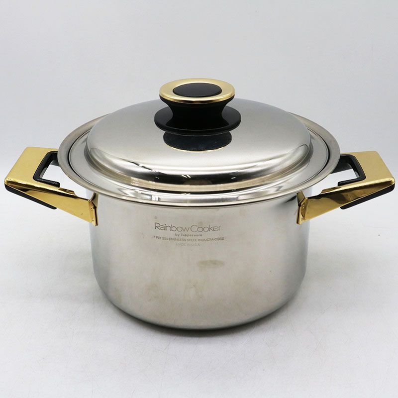 新品、未開封 タッパーウェア　レインボークッカー 19cm寸胴鍋 新古品 Tupperware タッパーウェア レインボークッカー 19cm 寸胴鍋