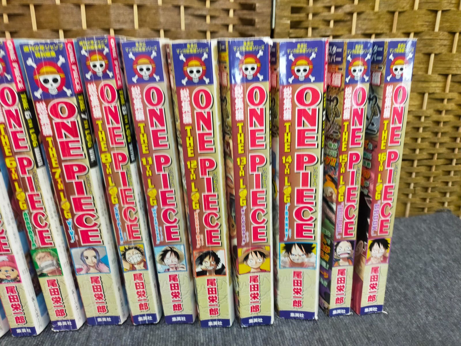 ONE PIECE 総集編 THE LOG 1～16巻セット 抜けあり 尾田栄一郎