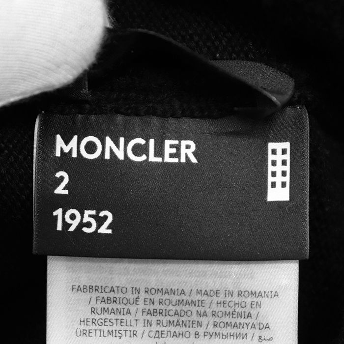 MONCLER モンクレール ニット サイズ L メンズ ロゴ 袖ワッペン ウール