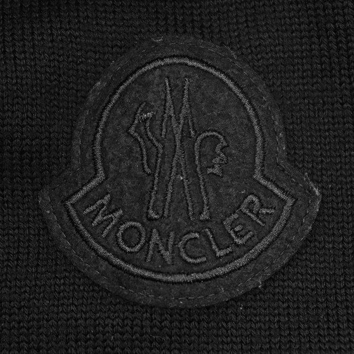 MONCLER モンクレール ニット サイズ L メンズ ロゴ 袖ワッペン ウール