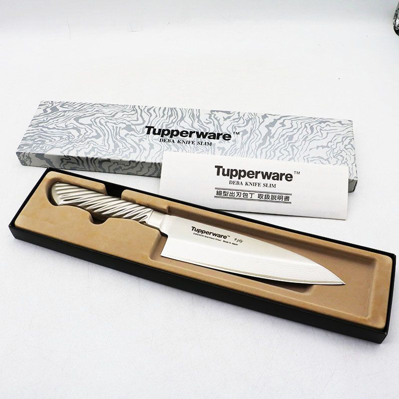 未使用 Tupperware タッパーウェア DEBA KNIFE SLIM 細型出刃包丁
