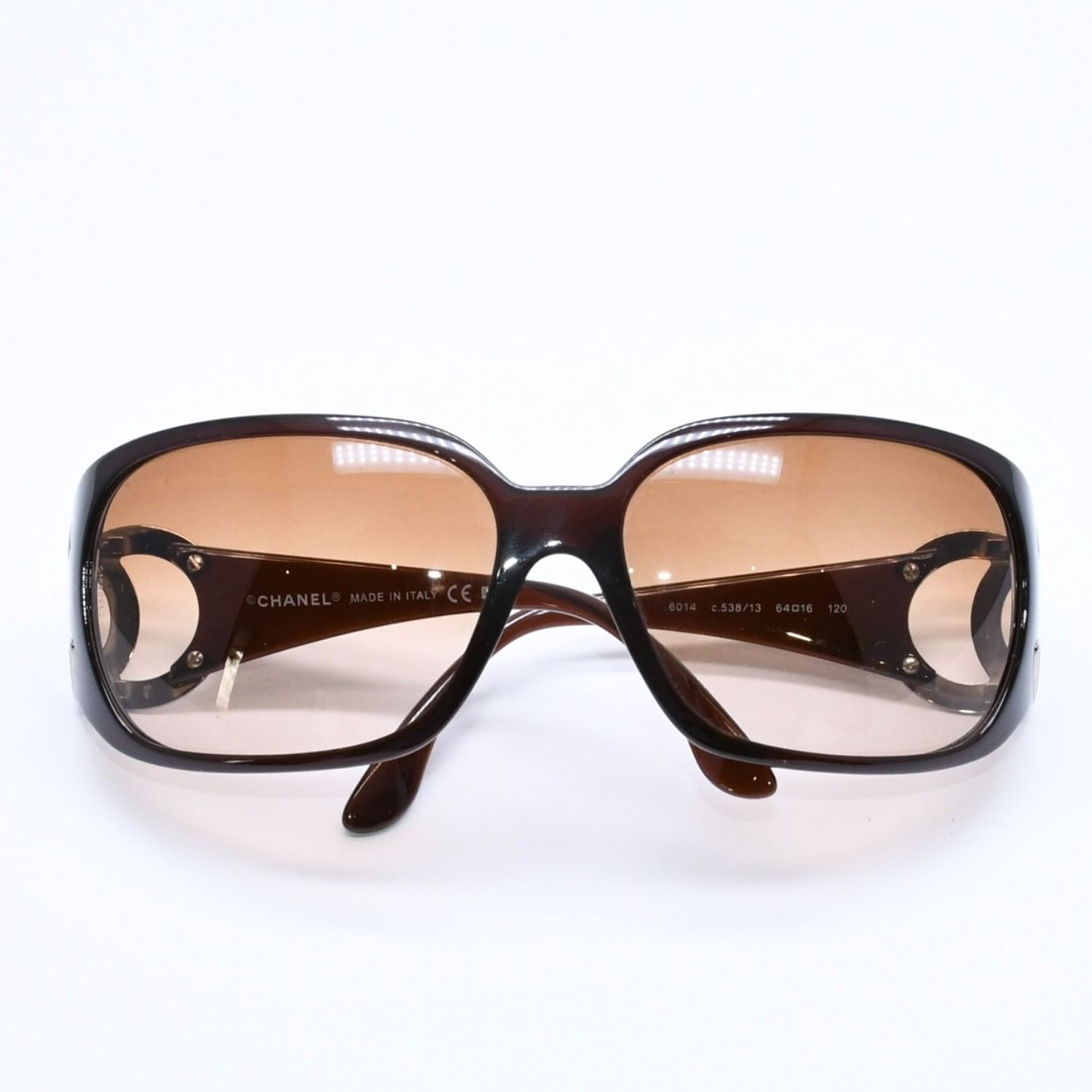 極美品 CHANEL シャネル サングラス アイウェア ココマーク 6014 c.538