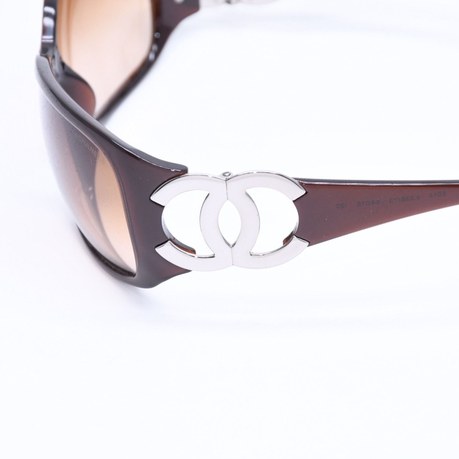 極美品 CHANEL シャネル サングラス アイウェア ココマーク 6014 c.538