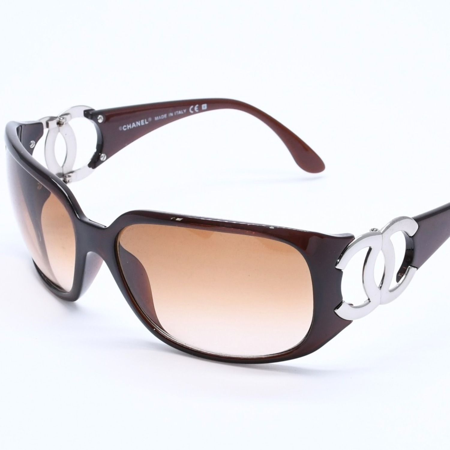 極美品 CHANEL シャネル サングラス アイウェア ココマーク 6014 c.538