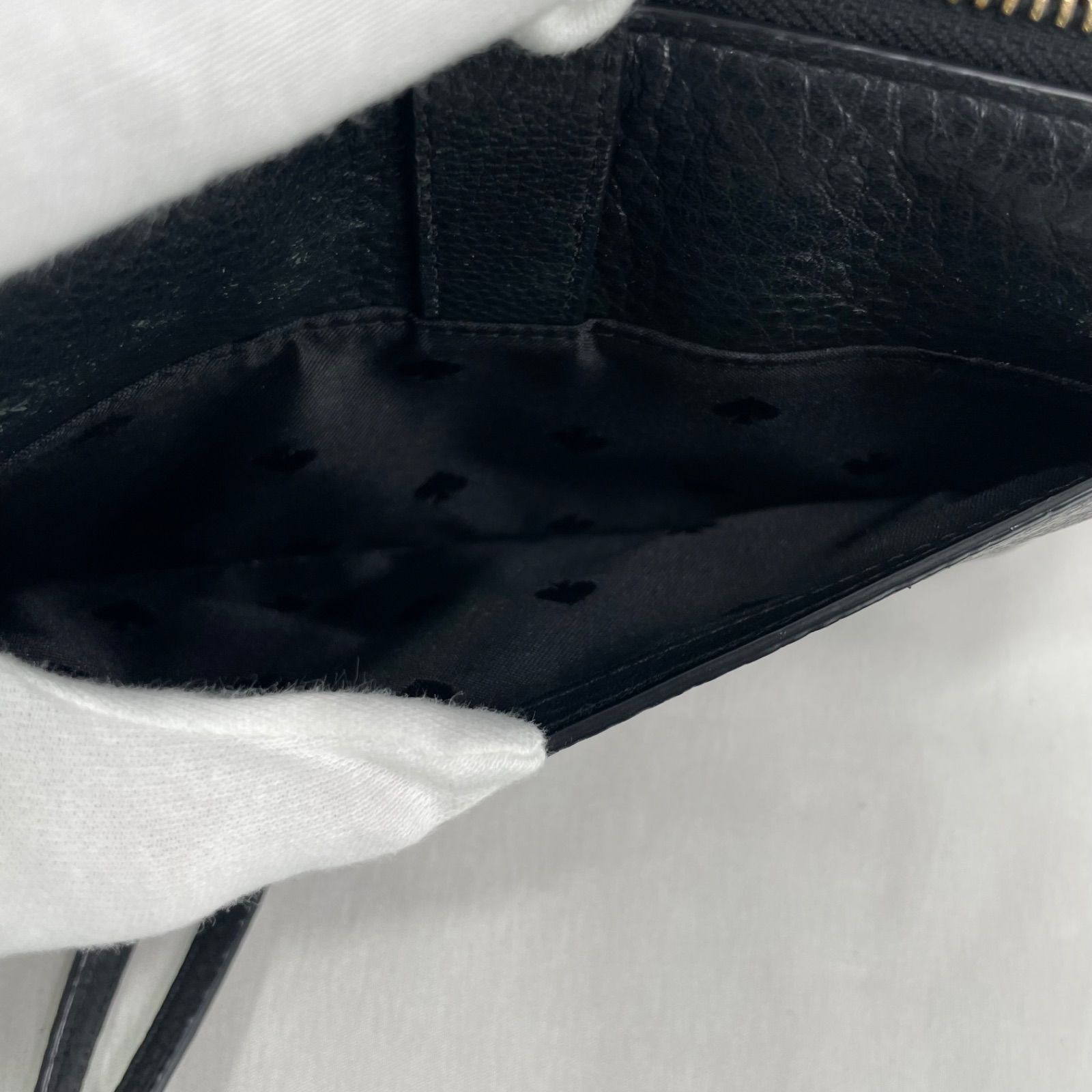 美品】kate spade ケイトスペード レザー 本革 お財布 ショルダー 