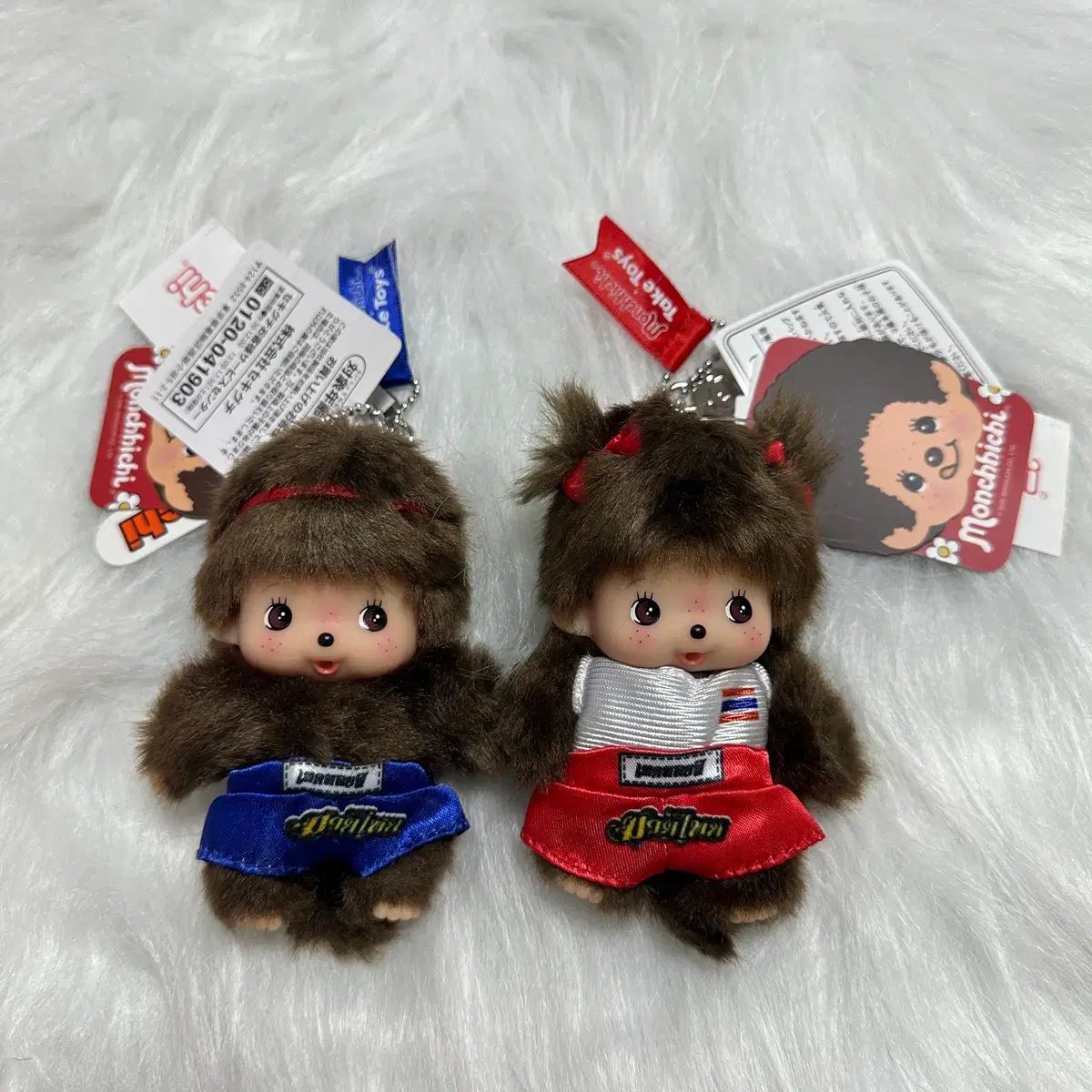 タイ限定 モンチッチ ベビチッチ ムエタイ キーホルダー セット