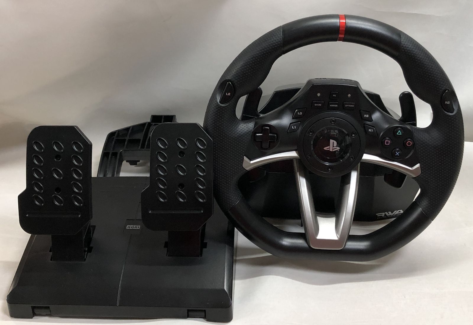 ◇HORI　ホリ　レーシングホイールエイペックス　PS4-052　ハンドルコントローラー　ハンコン