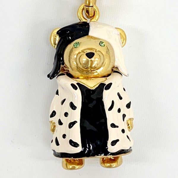 新品★コーチ ディズニー クマ チャーム ベア クルエラ COACH DISNEY コーチ ディズニー 101匹わんちゃん クルエラ ベアー