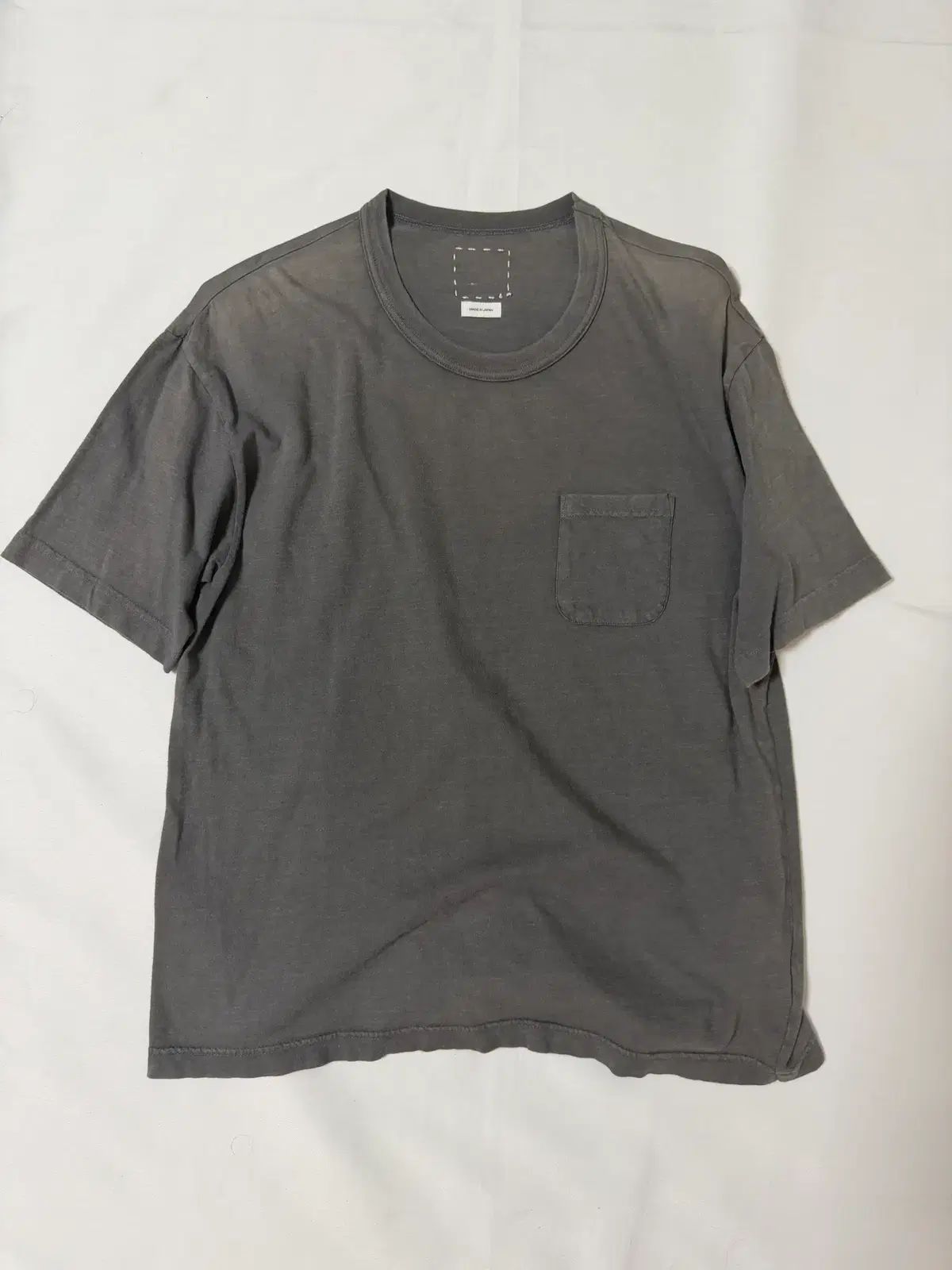 VISVIM(ビズビム) 店舗 ポケット Tシャツ チャコール