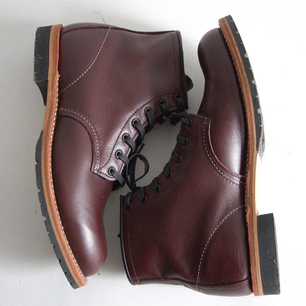 【美品】REDWING【9011/BECKMAN ROUND BOOTS】US8D ブラックチェリー ベックマン ラウンド ブーツ レッドウィング USA製 26060934 美品】REDWING【9011/BECKMAN ROUND BOOTS】US8D ブラックチェリー