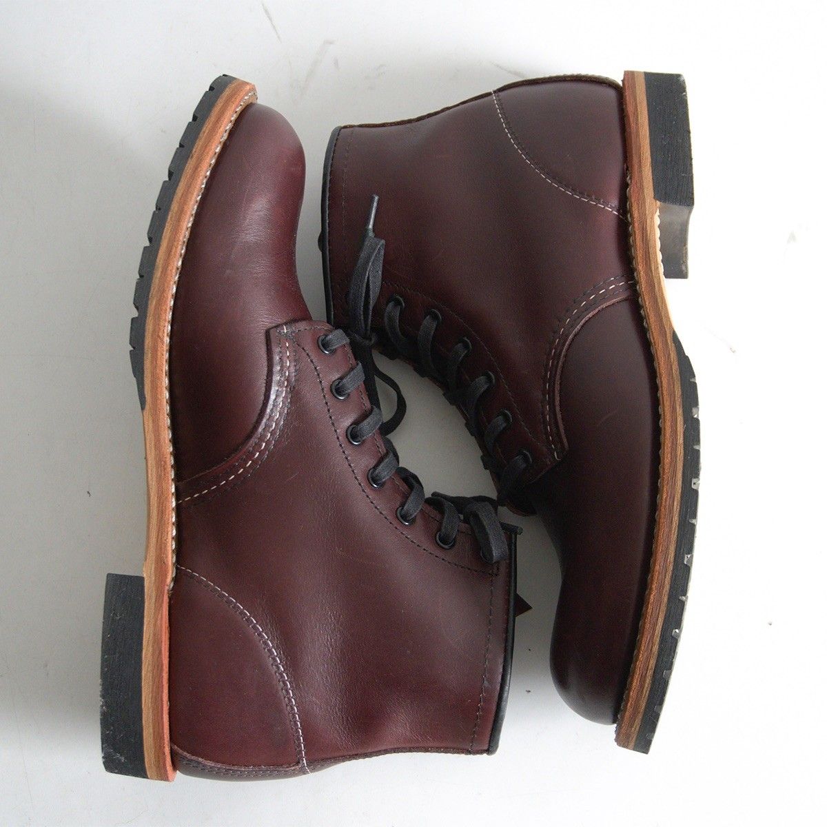 美品】REDWING【9011/BECKMAN ROUND BOOTS】US8D ブラックチェリー 
