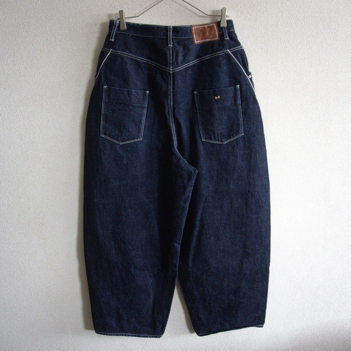 美品】mina perhonen 【always ワイド デニムパンツ】38 ミナ
