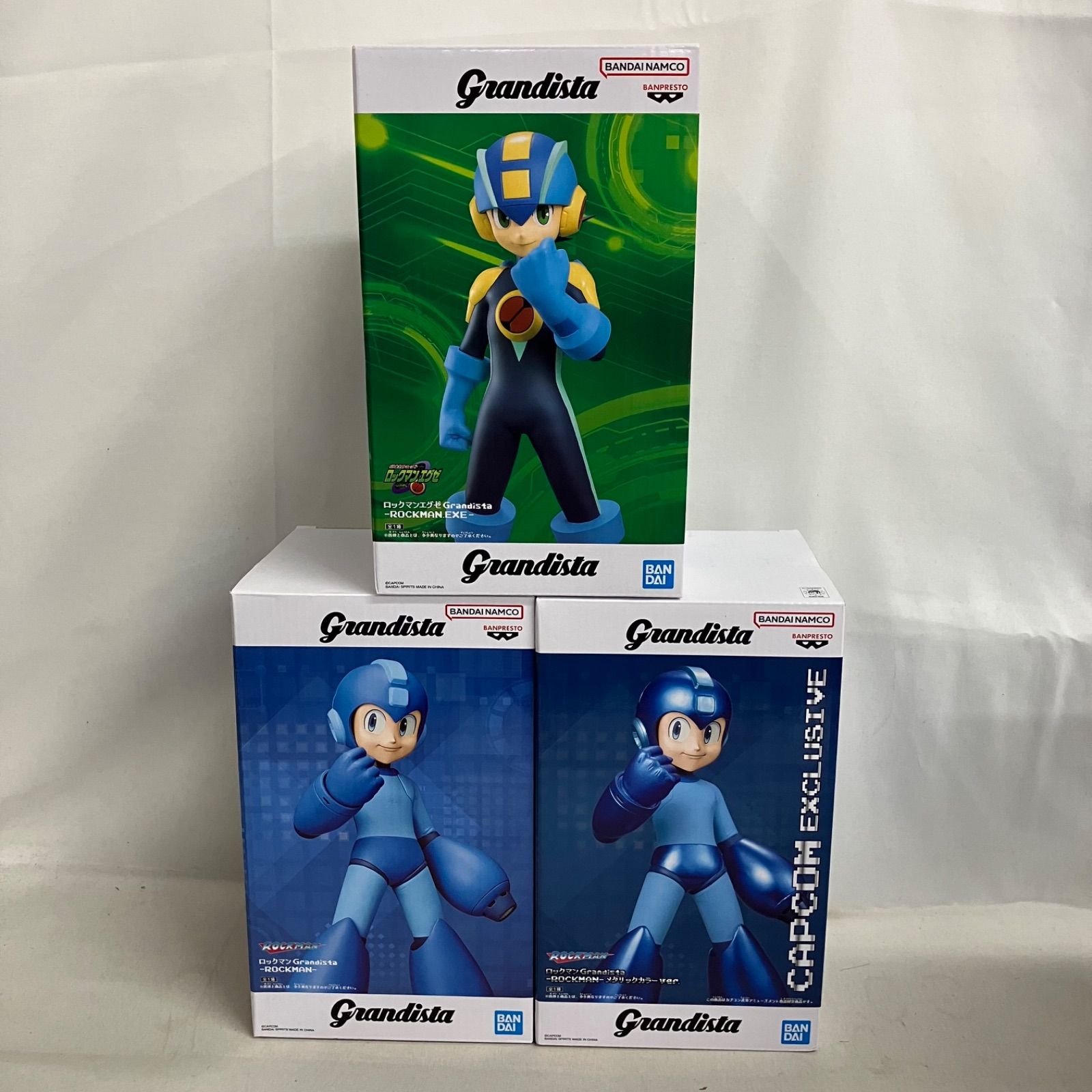 未開封 ロックマン Grandista ノーマルカラー メタリックカラー エグゼ