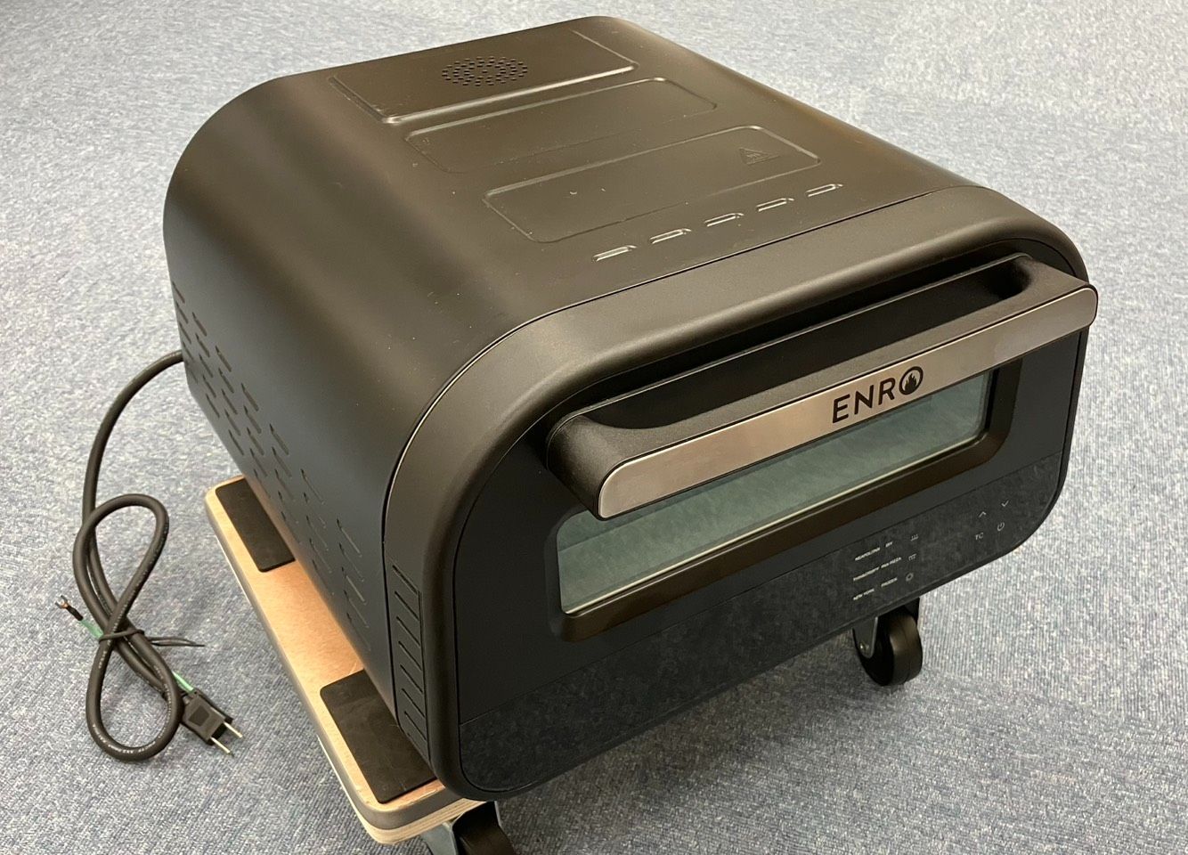 H021-SA7-116 ENRO エンロ 家庭用電気式ピザ窯 電気式窯焼名人 オーブン 家電 ブラック ※通電確認済み