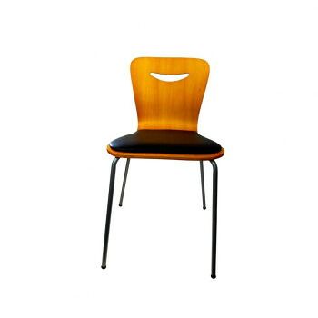 カフェチェアー PWチェアークレセントブラック LFP-CS4039L-BK