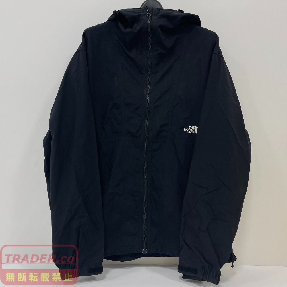 07w1959★ THE NORTH FACE(ザノースフェイス) 18AW COMPACT JAKET コンパクトジャケット ナイロン ブラック XLサイズ NP71830【中古品】